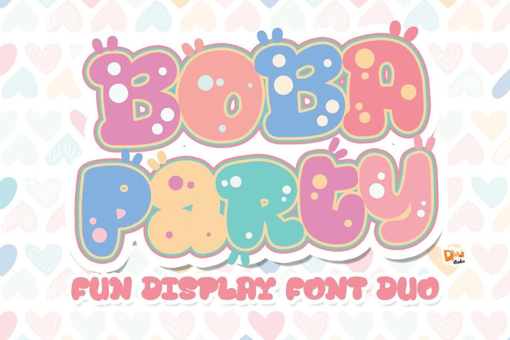 Boba Party Font Preview1