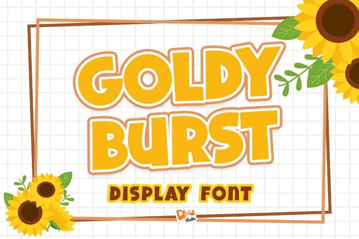 Goldy Burst Font Preview1