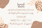 Sunset Heart Font Preview5
