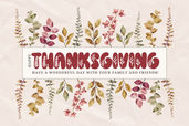 Flower Thanksgiving Font Preview5