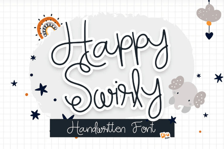 8. Happy Swirly
