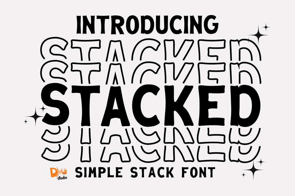 Stacked Font Preview1