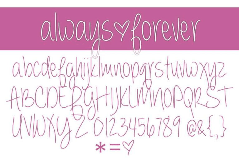 a.2. Always Forever Glyphs