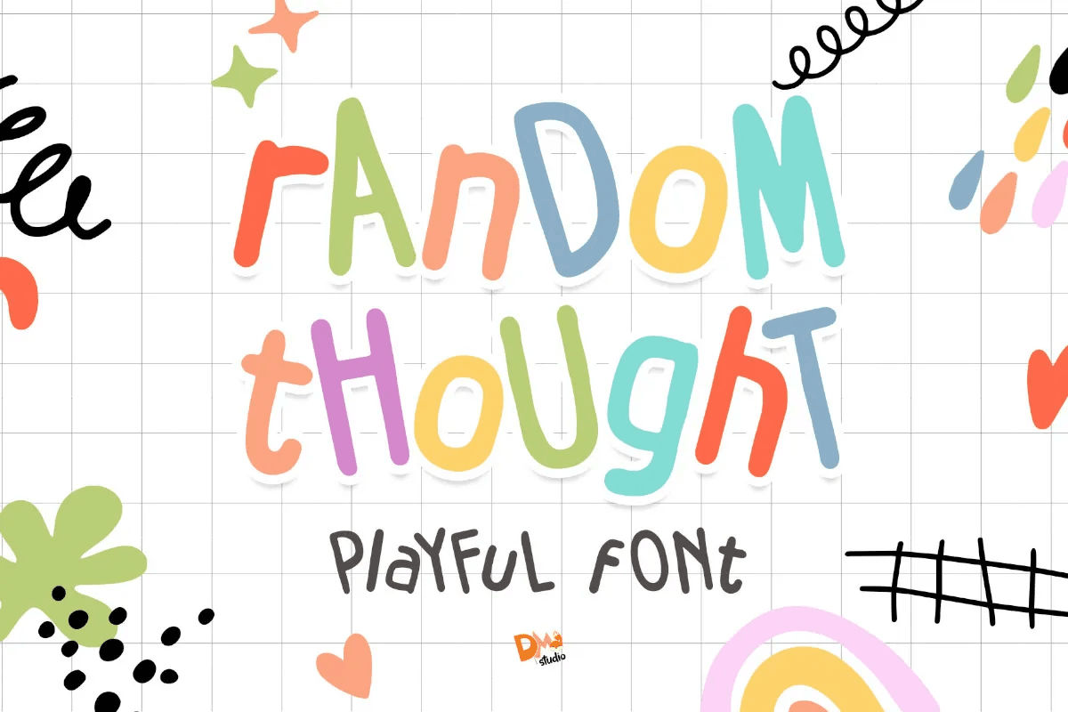 5. Random Thought Font