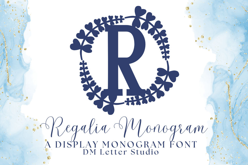 Regalia Monogram – Majestic Serif Monogram Font