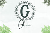 Edelvine Crest Monogram – Elegant Floral Serif Monogram Font