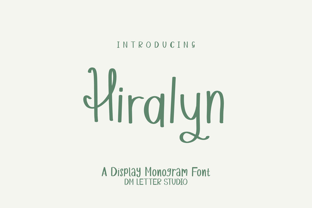 Hiralyn – Elegant Handwritten Font with Signature Style