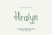 Hiralyn – Elegant Handwritten Font with Signature Style
