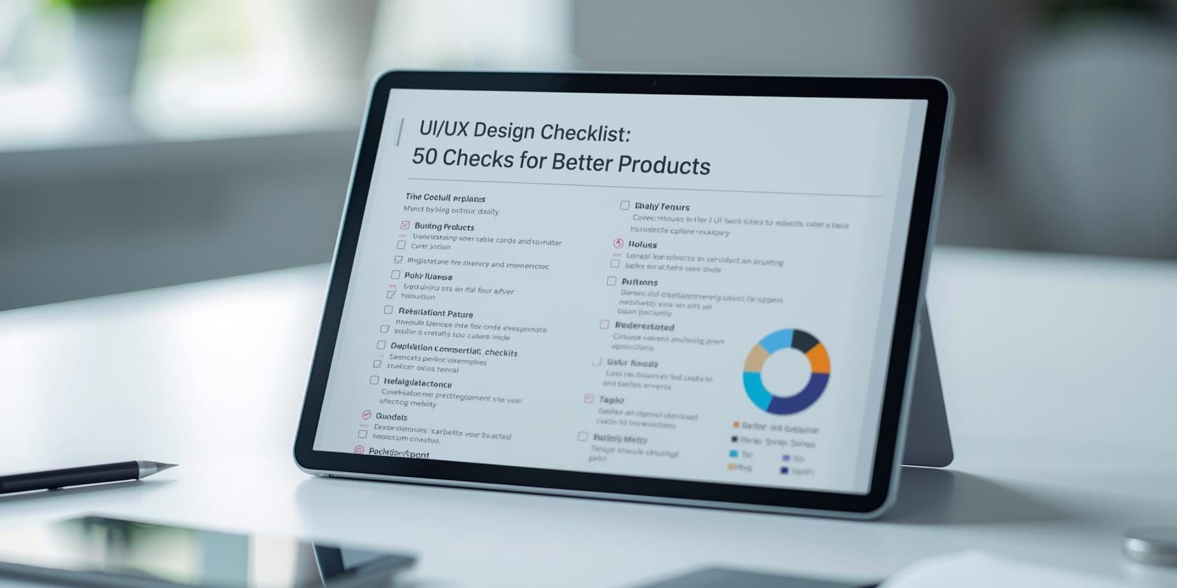 UI/UX design checklist 