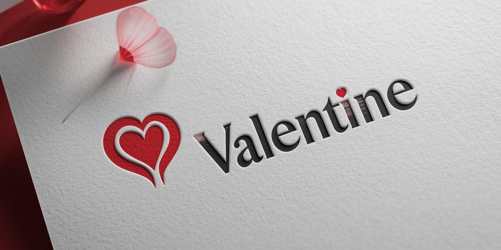 valentine logo design