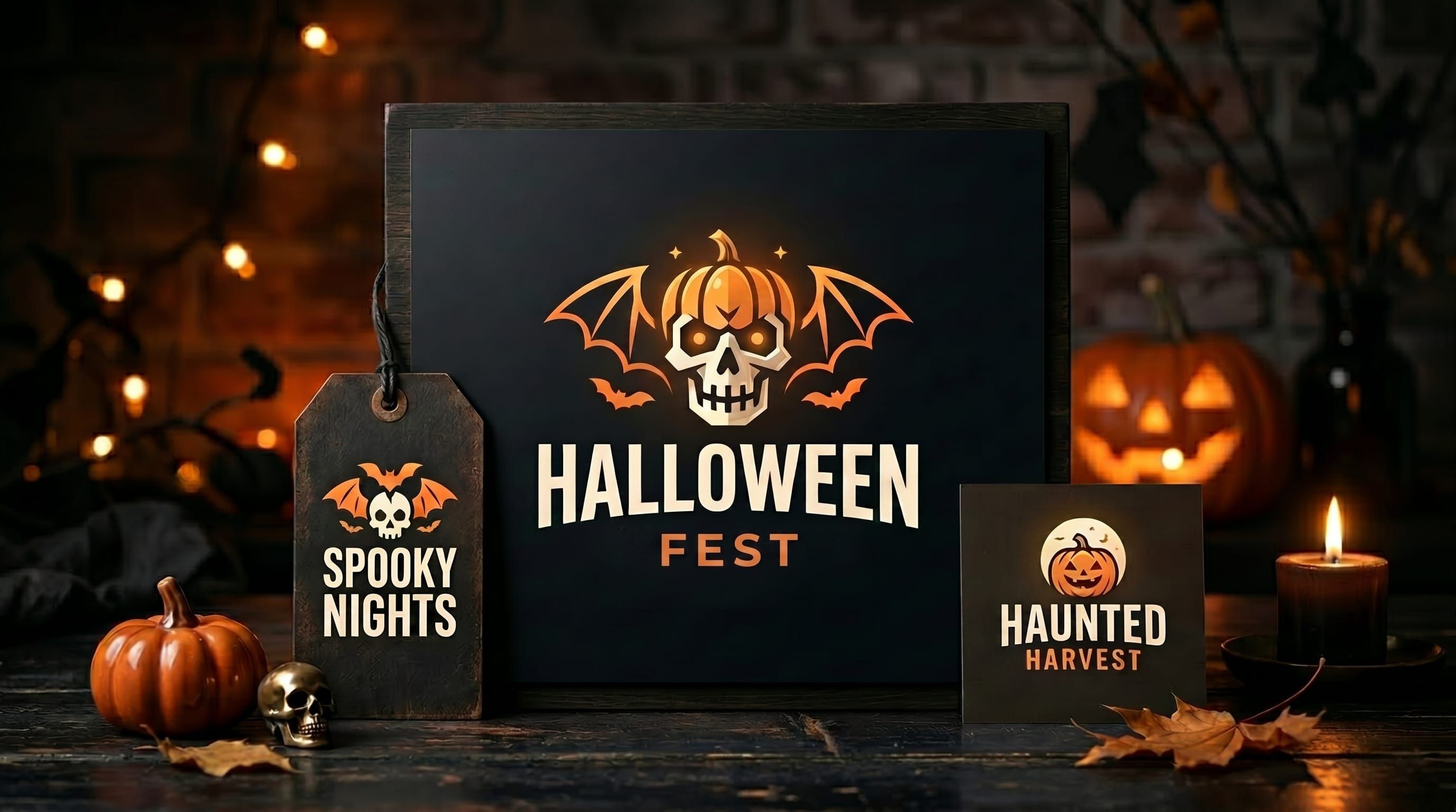 halloween logo design ideas