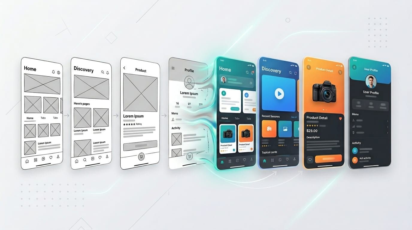 mobile UI design