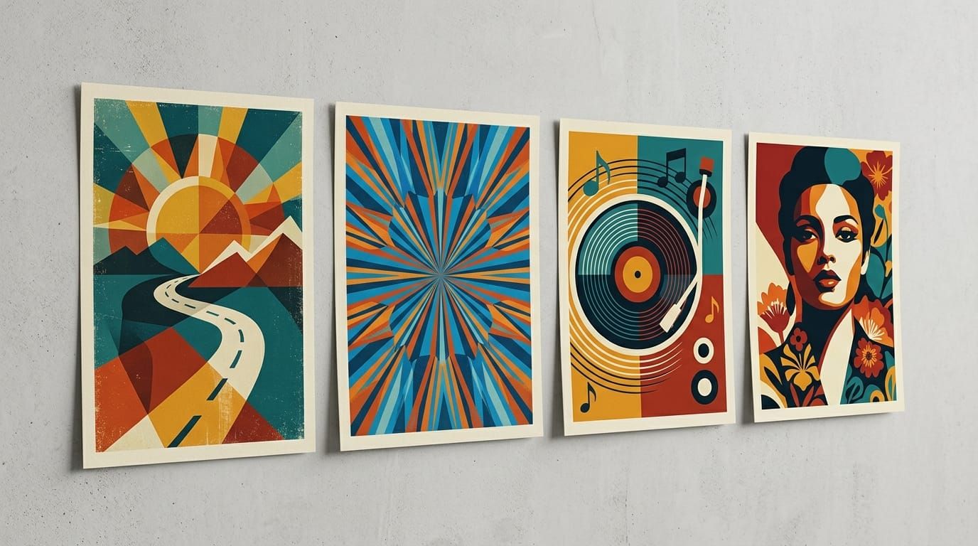 retro graphic design