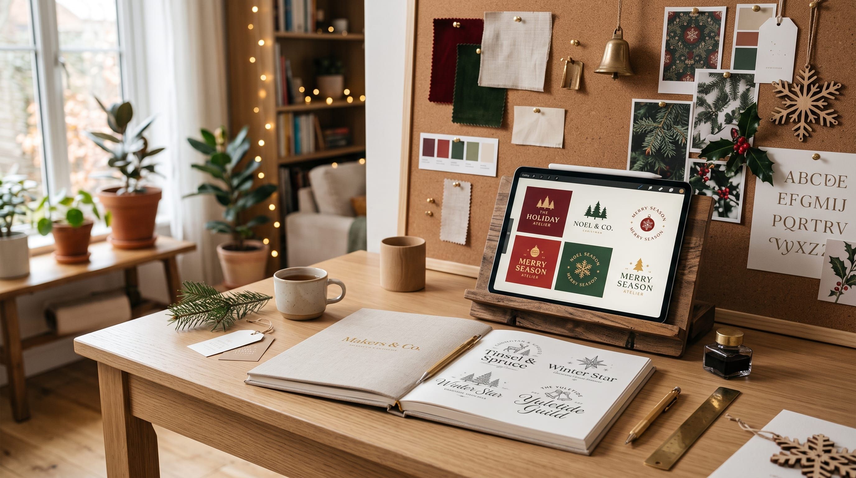 Christmas logo design