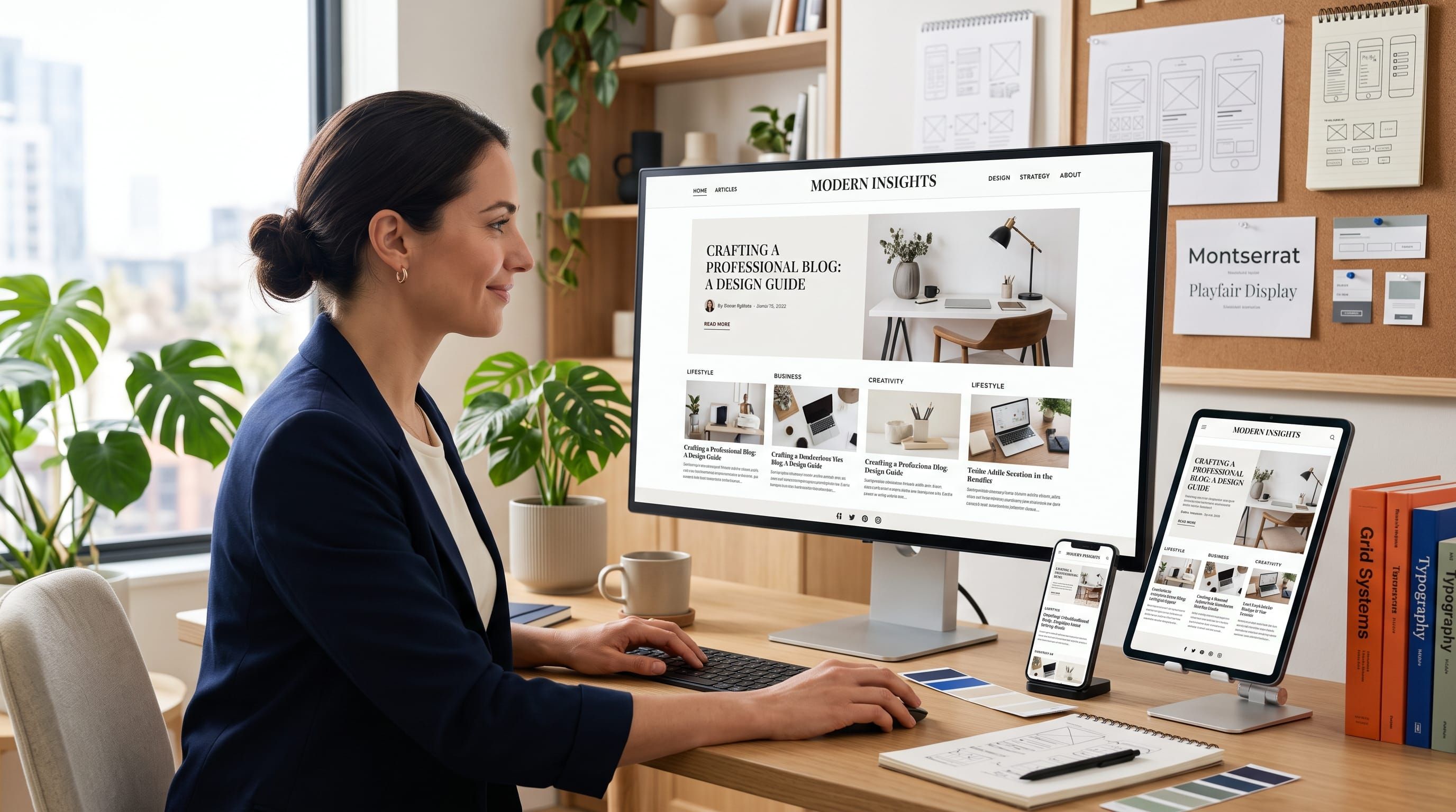 design a WordPress blog