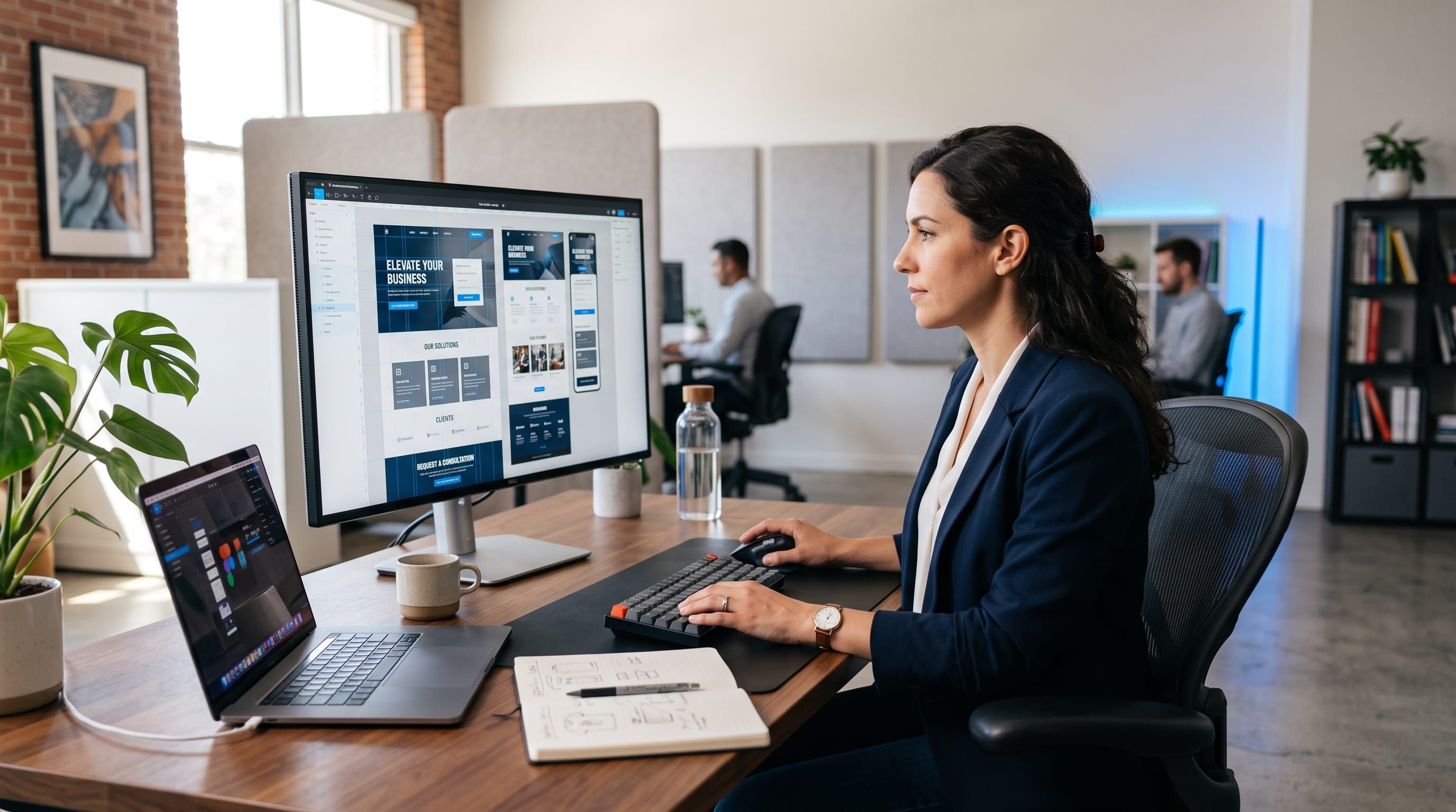 business website redesign
