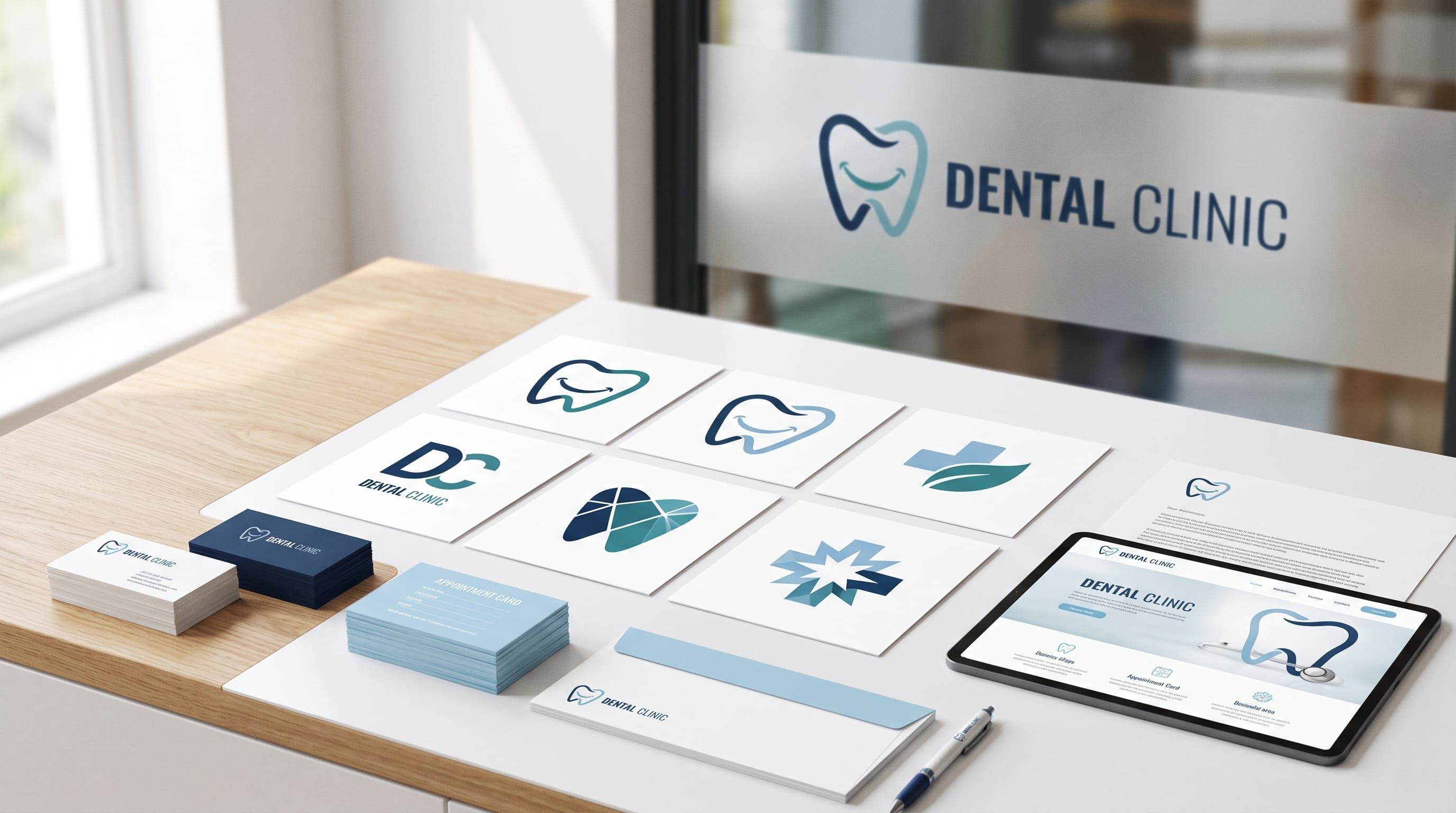 dental clinic logo design
