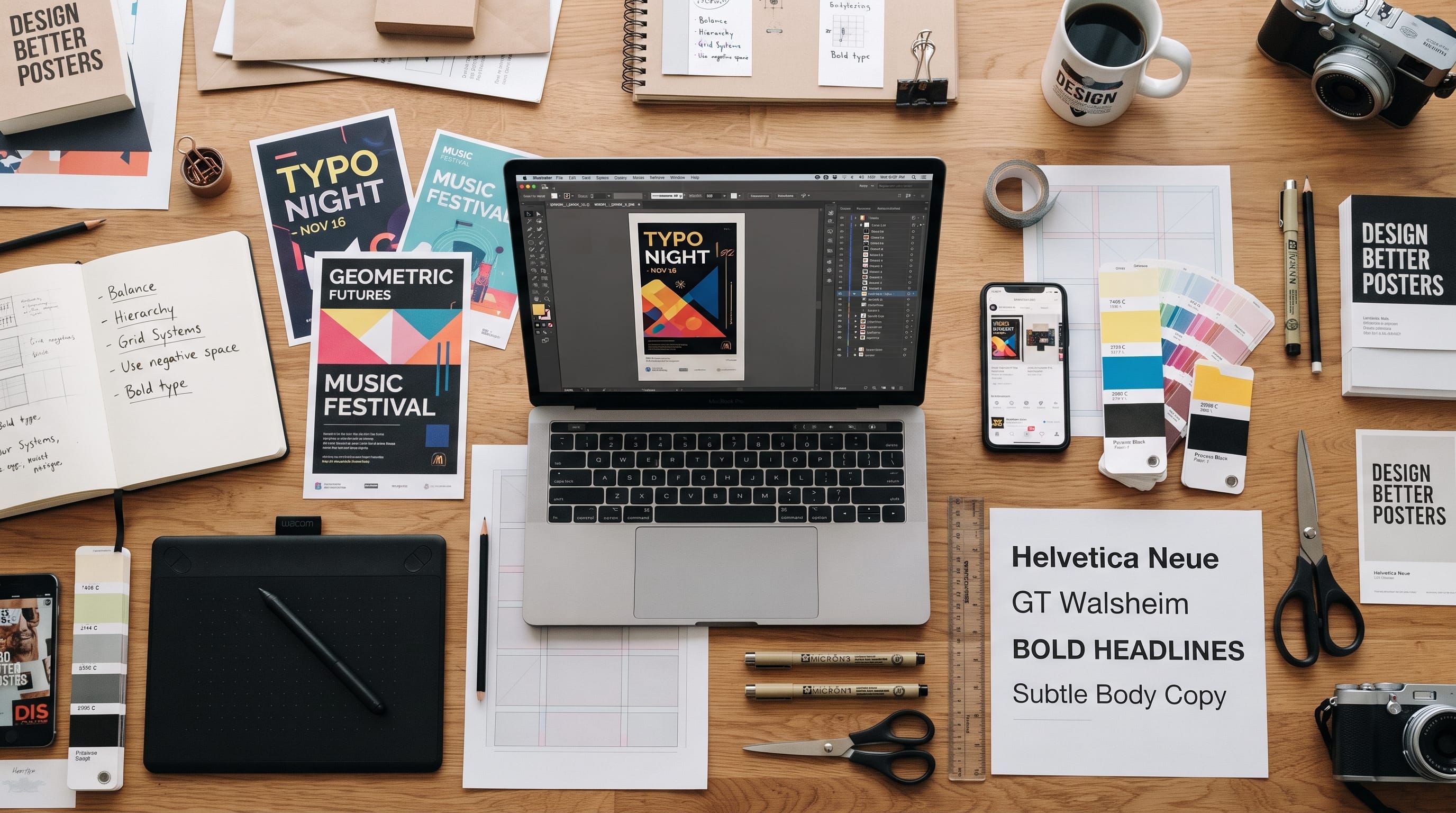 graphic design tools for posters