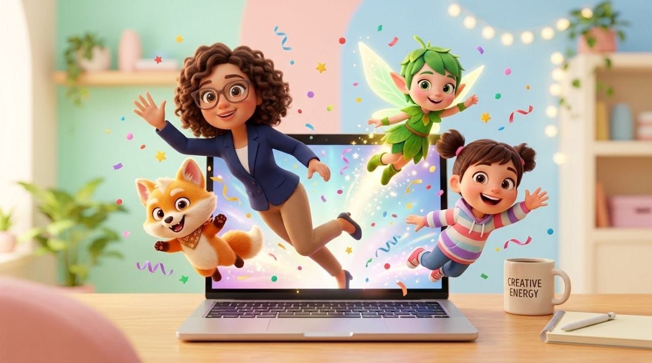 Pixar character prompts