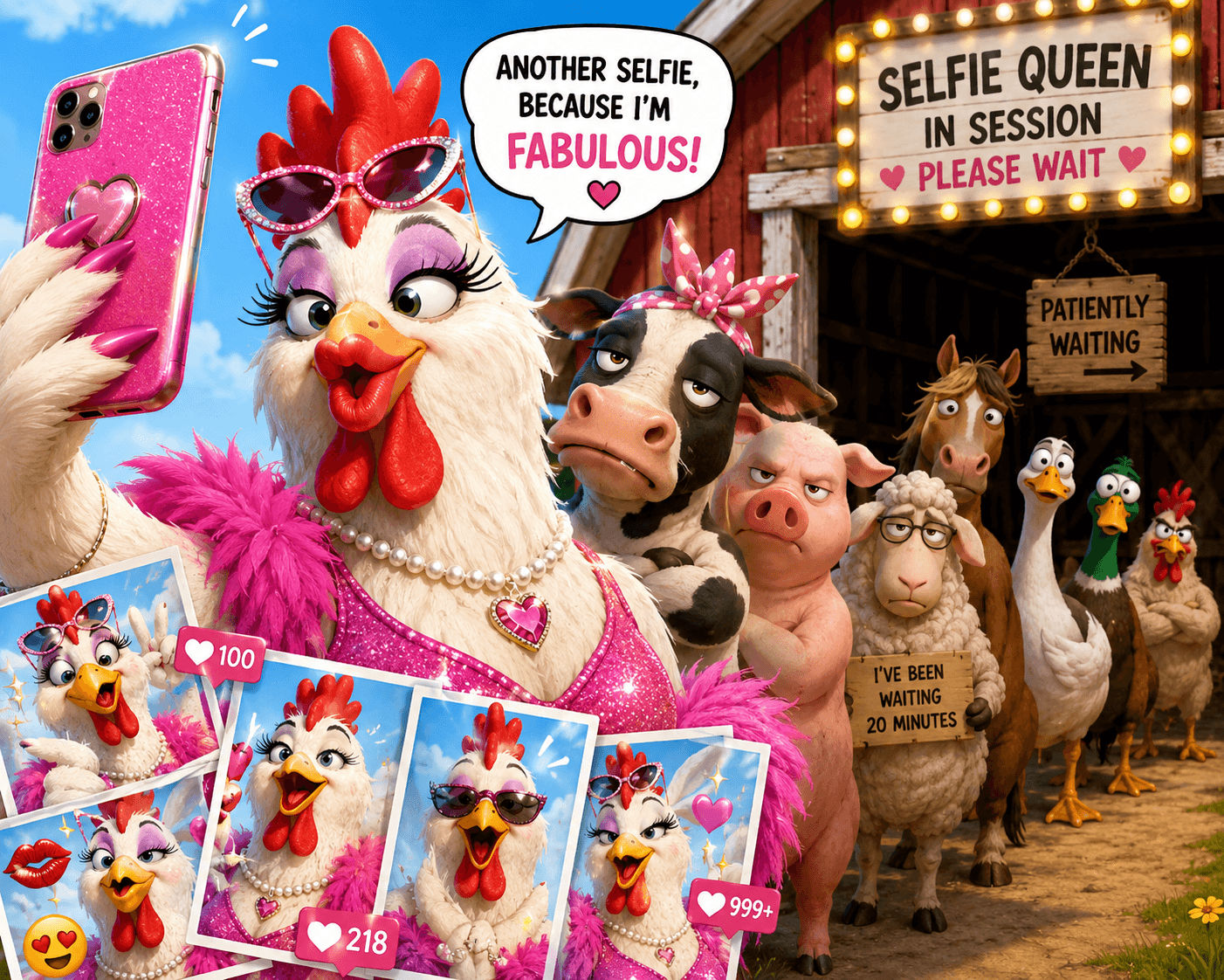 funny cartoon prompts