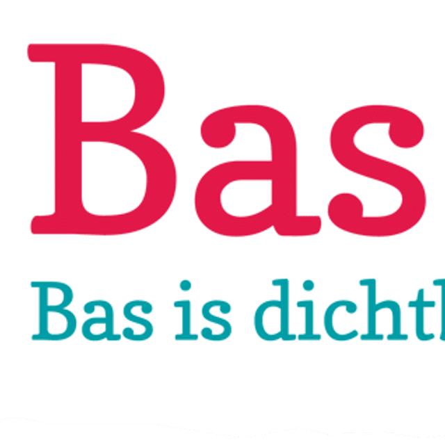 Logo Bas met slogan