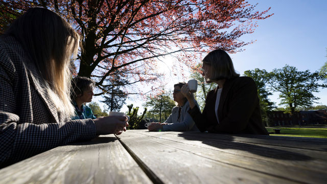 GG Net Picknicktafel koffiedrinken tegenlicht 008 HR