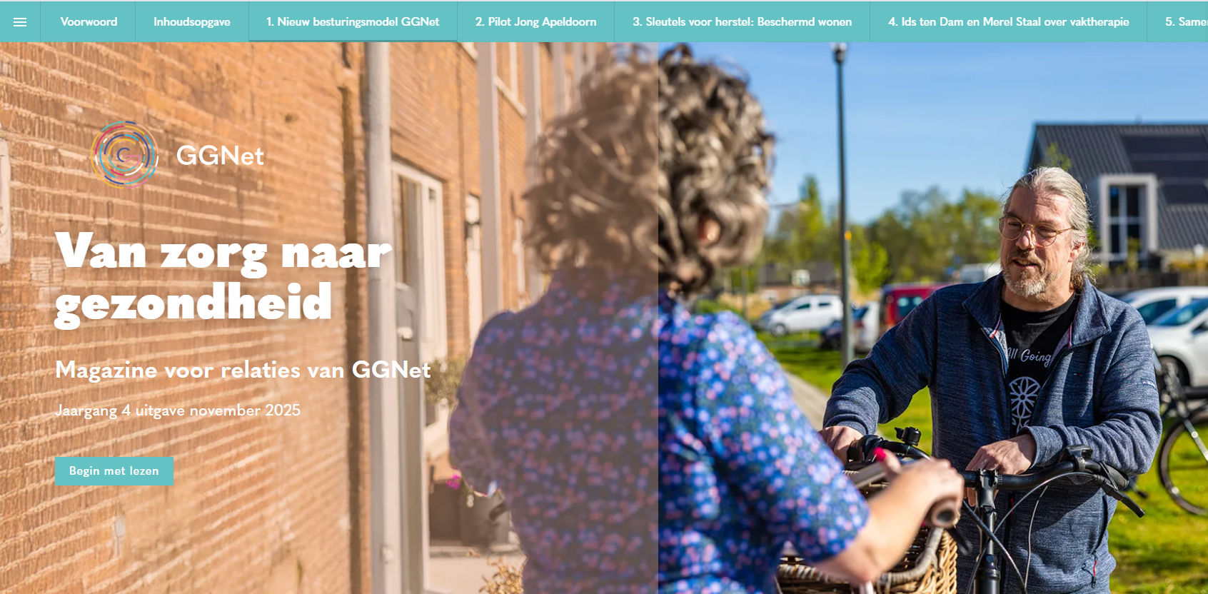 Van zorg naar gezondheid magazine - editie november 2025