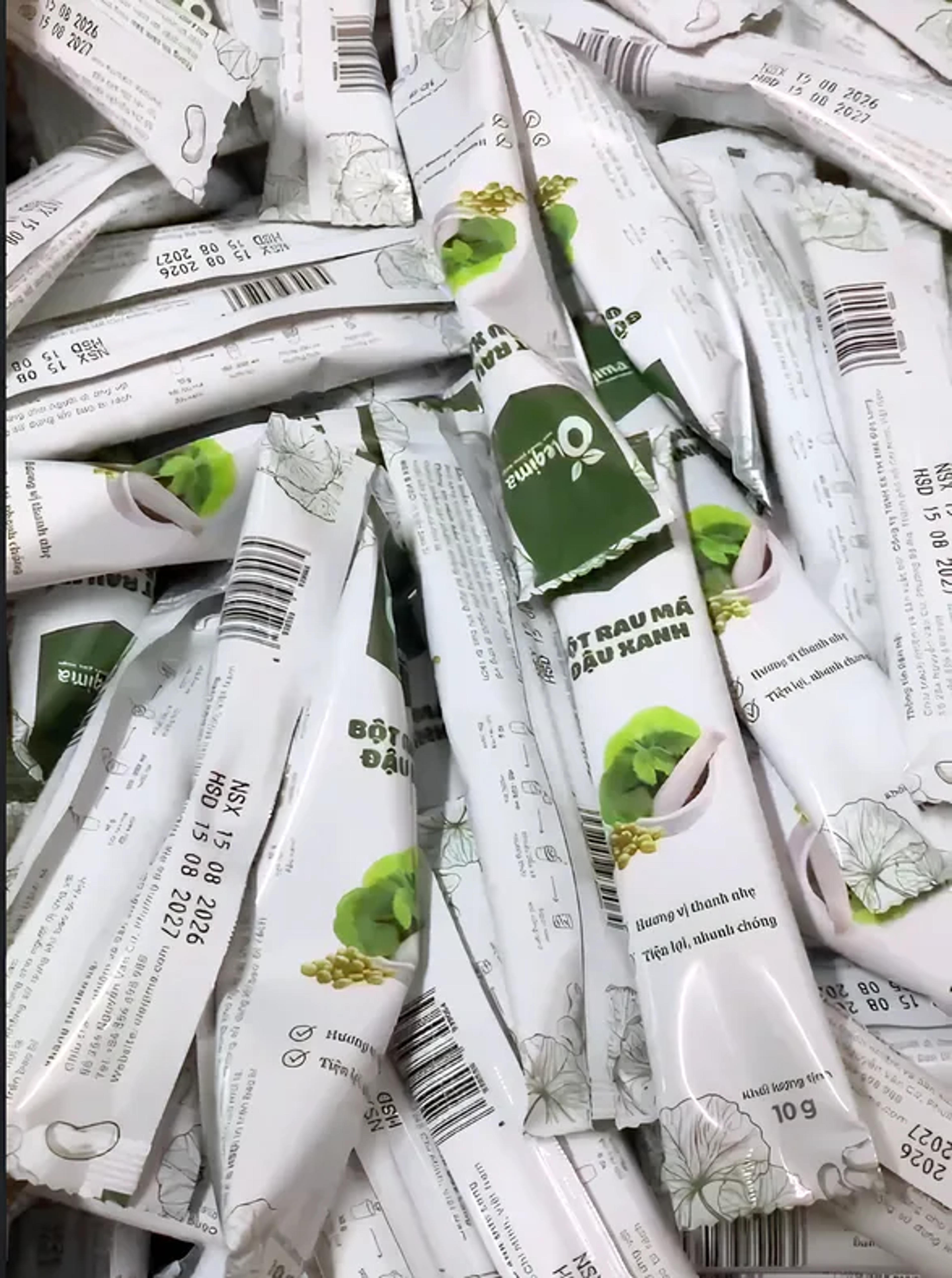 Bột Rau Má Đậu Xanh