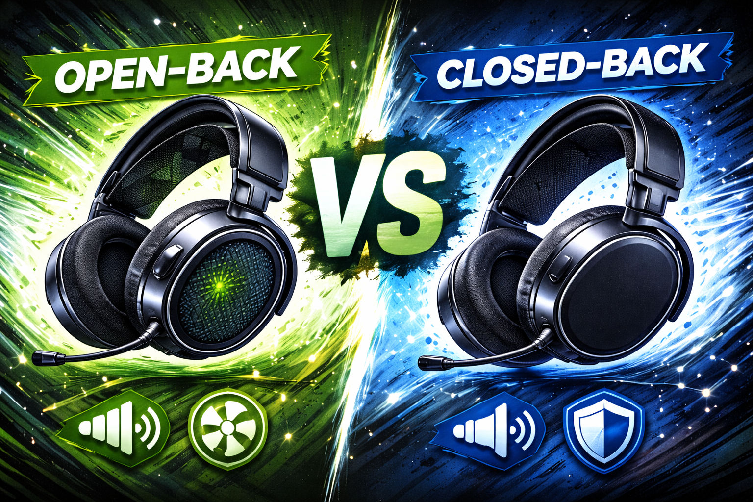 Open-Back vs Closed-Back Gaming Headsets
