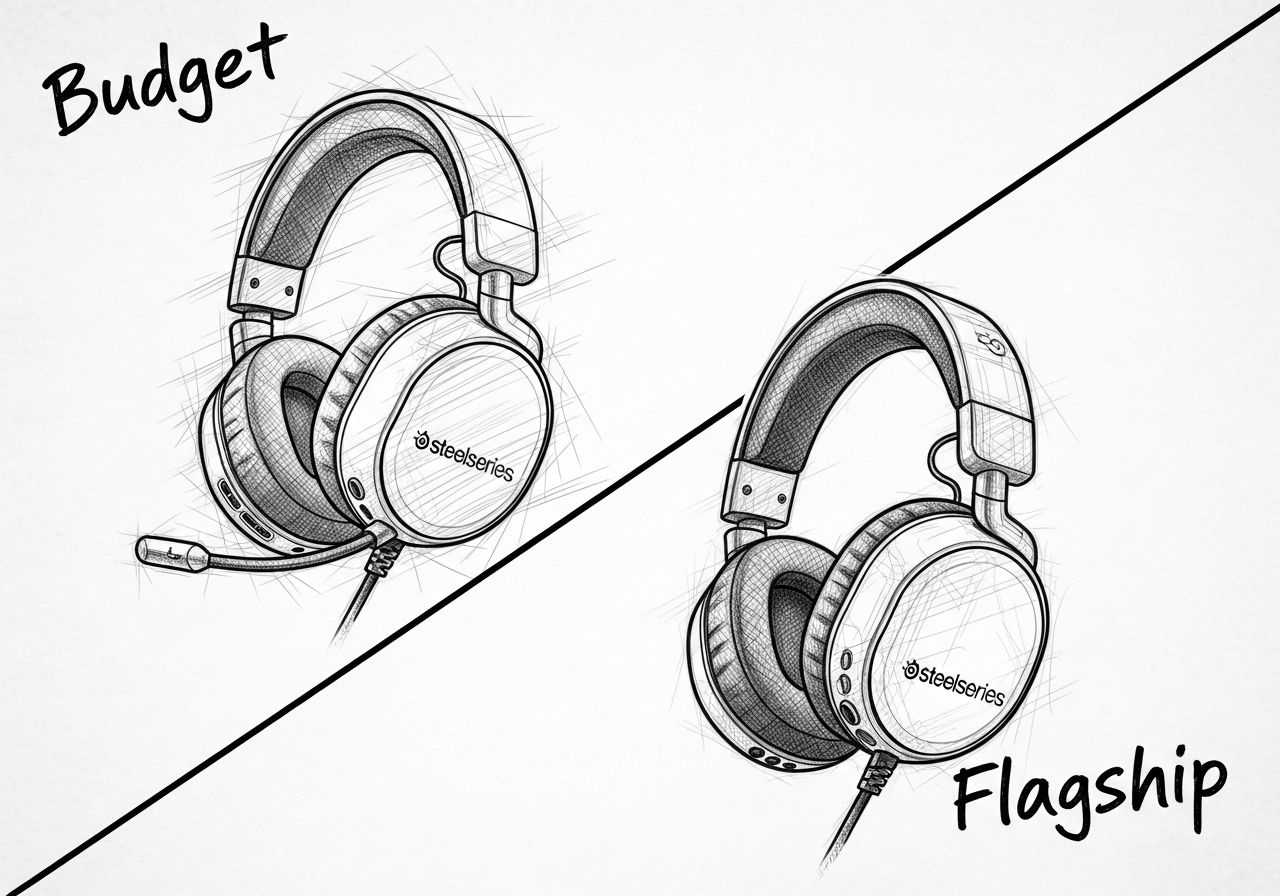 Budget vs Flagship: SteelSeries Arctis Nova 1 vs Arctis Nova Elite