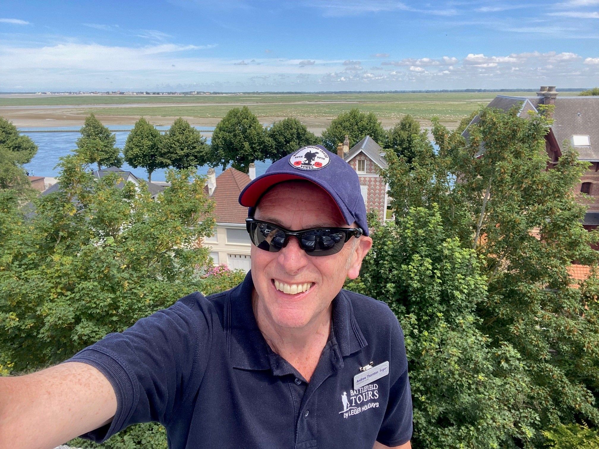 Selfie of Battlefield Guide Andrew Thornton