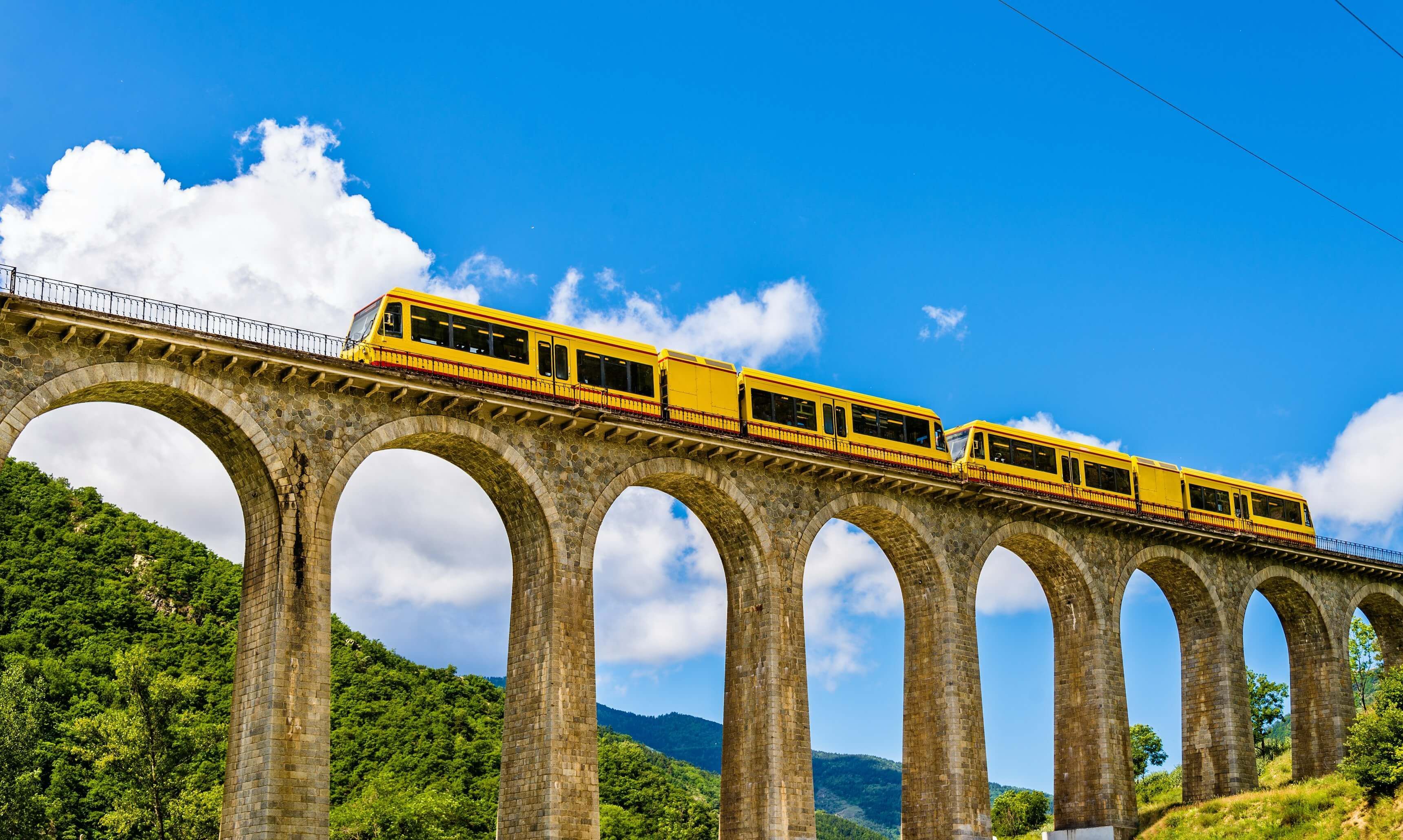 Yellow Train of the Pyrenees