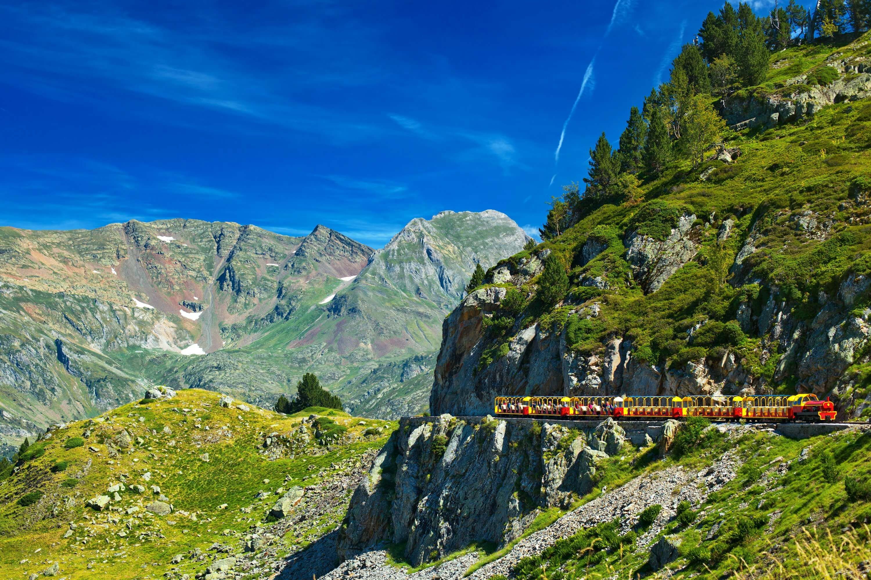 Red Train of the Pyrenees 