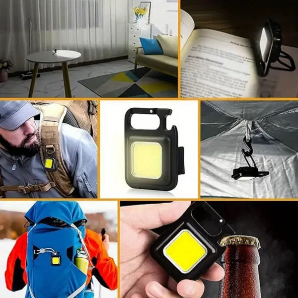1Pcs Outdoor Mini Keychain Light