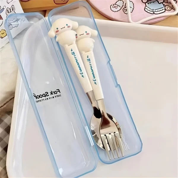 portable spoon an fork set