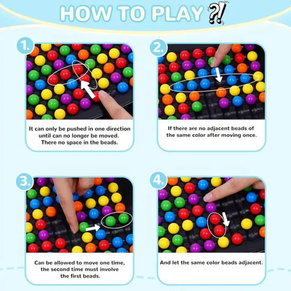 Rainbow Ball Strategy Board Game (B)