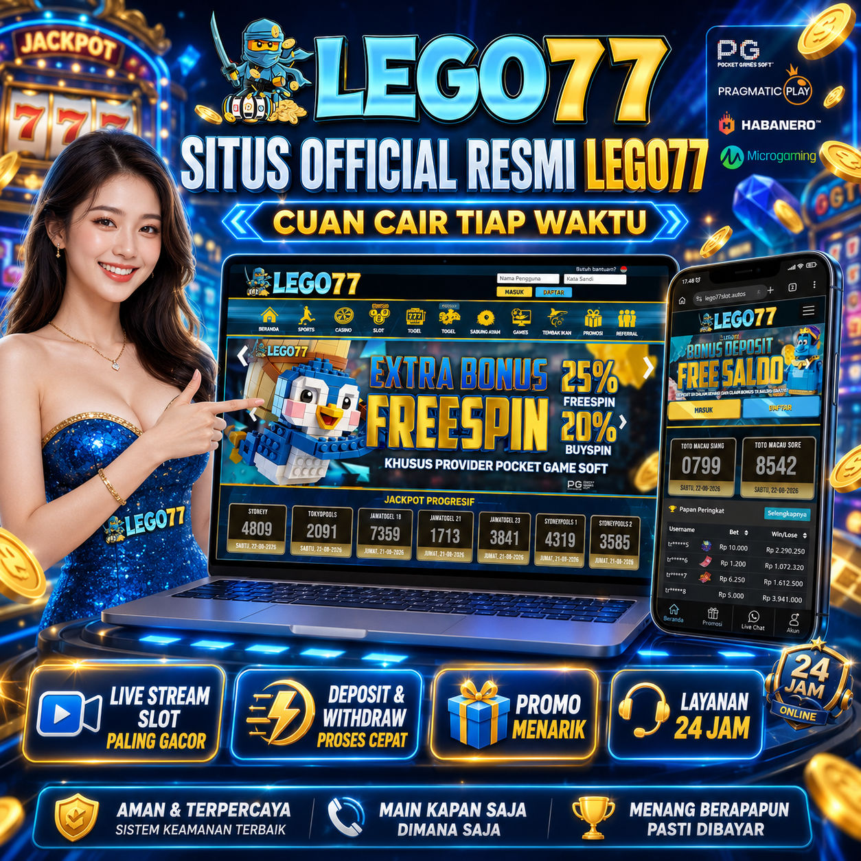 Galeri foto LEGO77 RPH Radio Live Stream Slot Paling Gacor Hari Ini di Yogyakarta