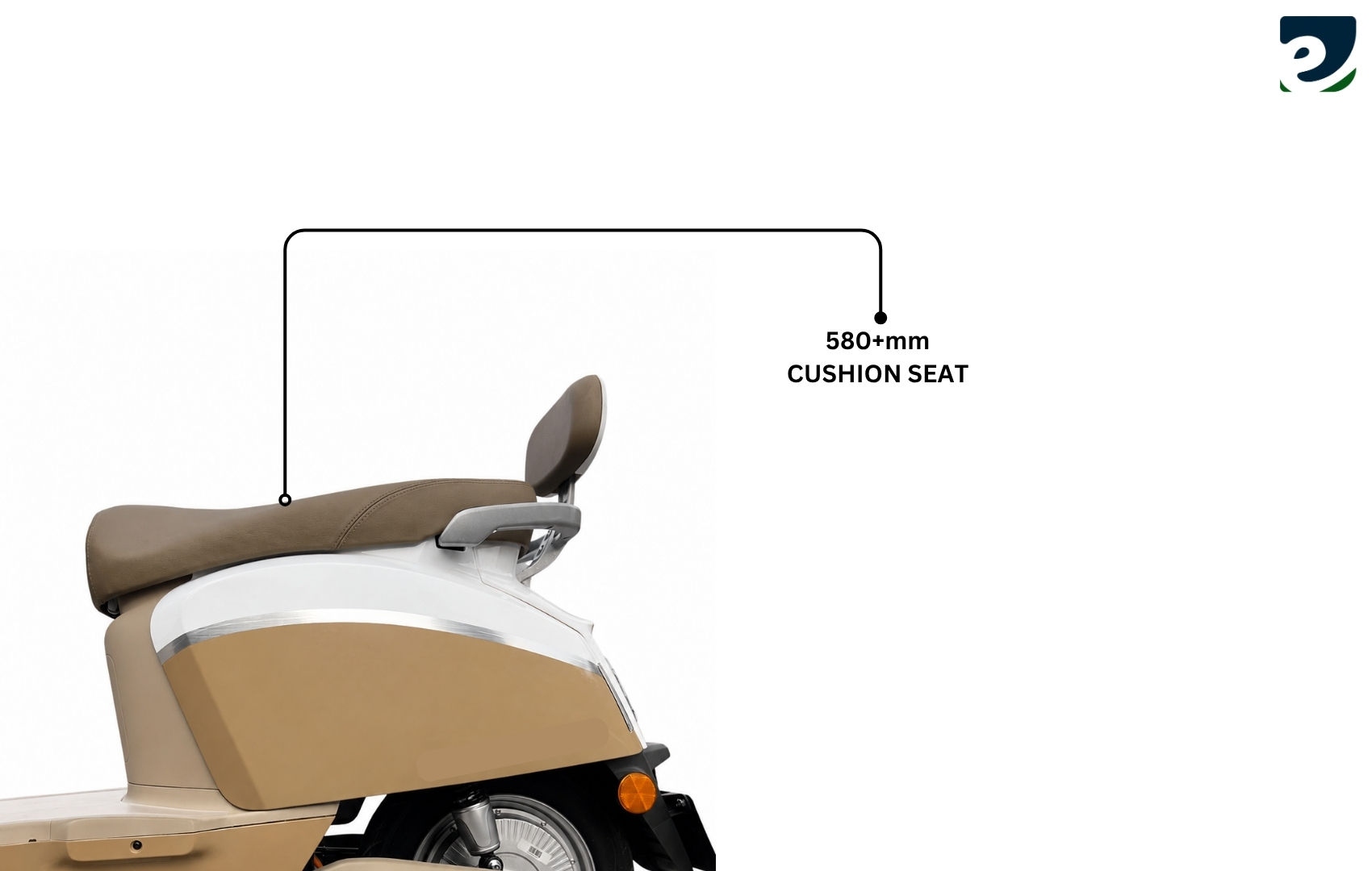 580+mm Cushion Seat with Backrest