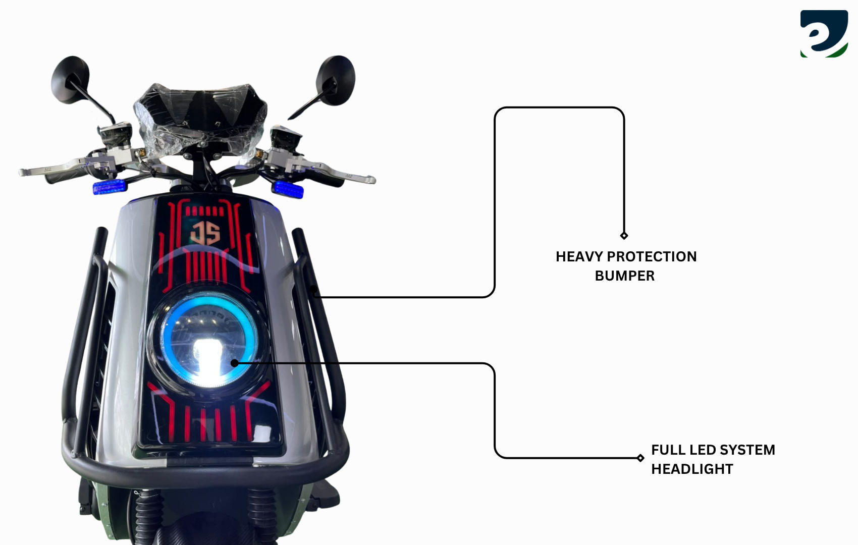 Full LED Headlight & Protection Bumper