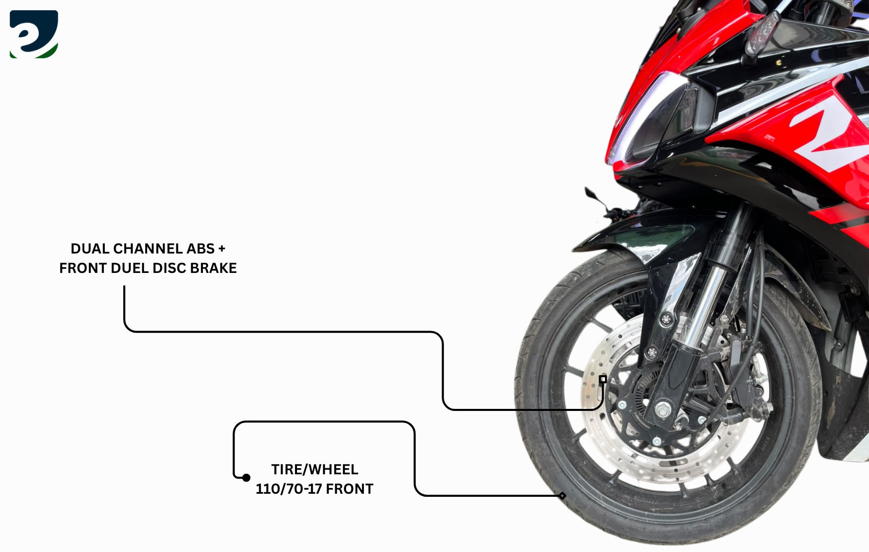 Dual Channel ABS & Front Dual Disc