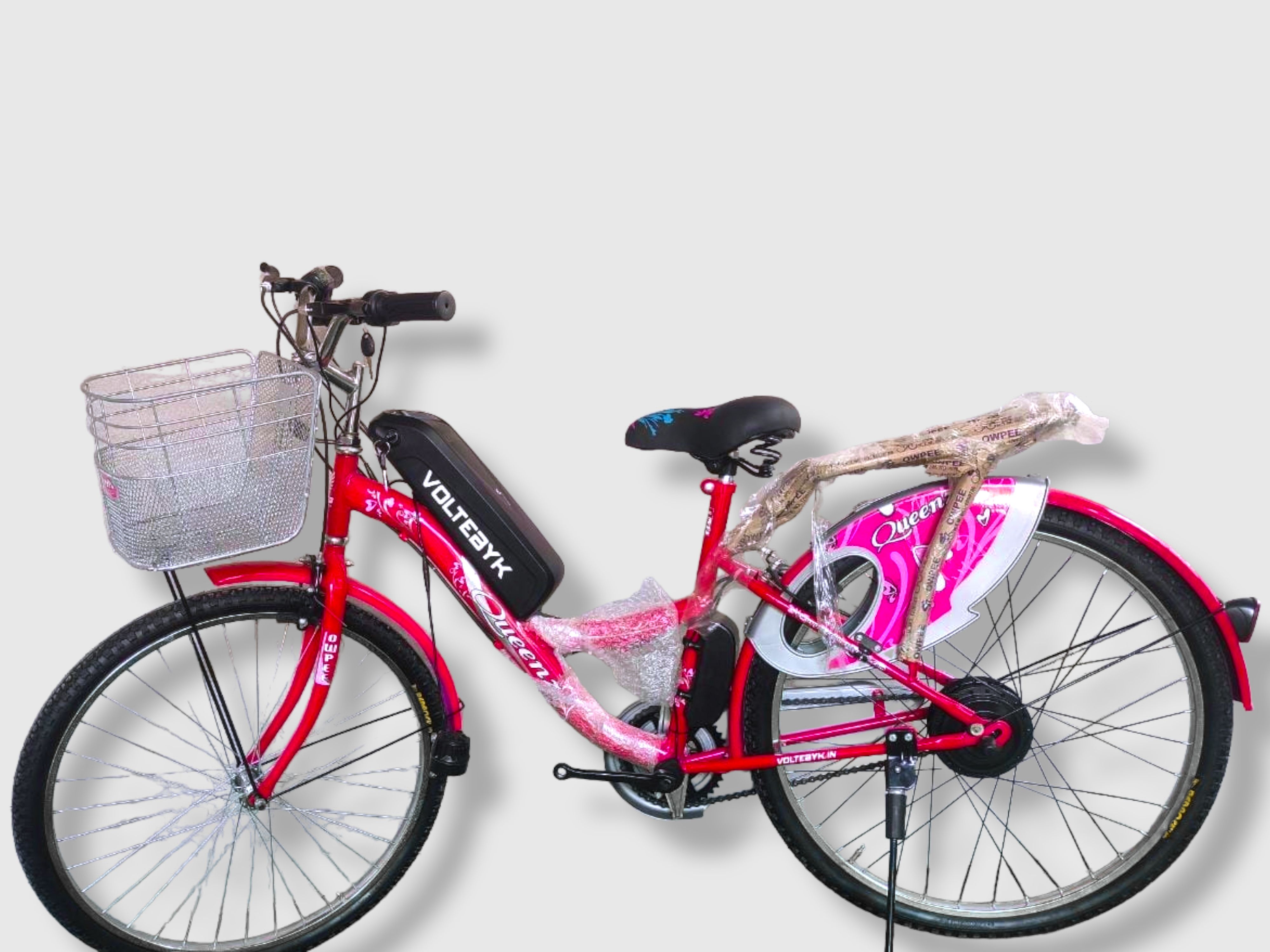 Girls electric cycle Ladies Sports Bike with battery and Motor