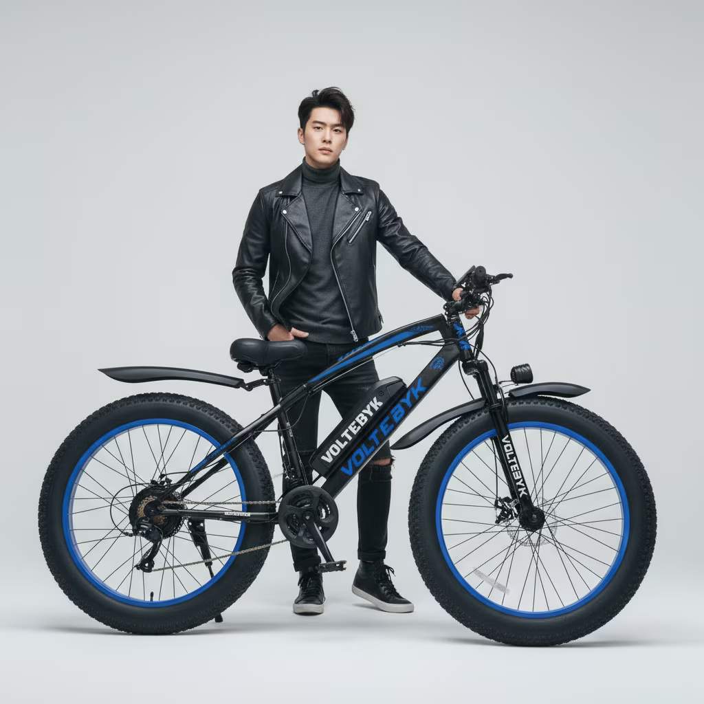 Product Image 2 of Runner Pro Electric Fat Bike - Blue - Electric from Voltebyk