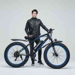 Thumbnail 2 of Runner Pro Electric Fat Bike | Blue - Electric from Voltebyk