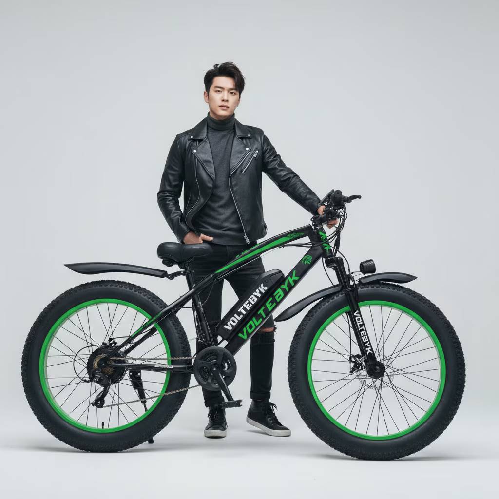 Product Image 2 of Runner Pro Electric Fat Bike | Green - Electric from Voltebyk