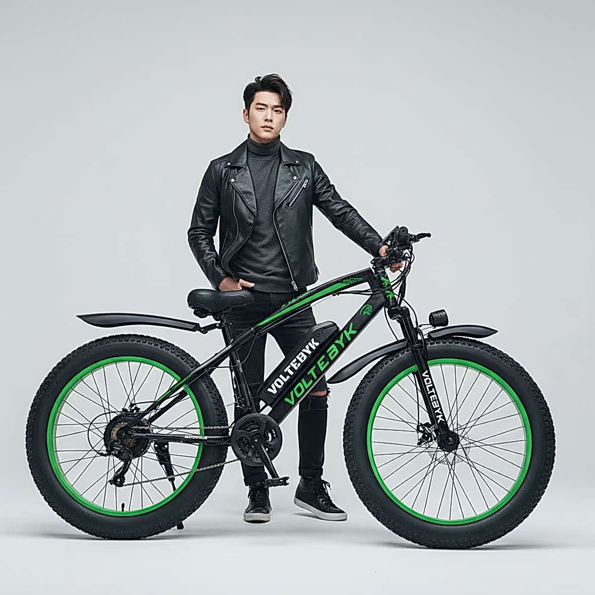 Product Image 2 of Runner Pro Electric FatBike 13 AH - Green - Electric from Voltebyk