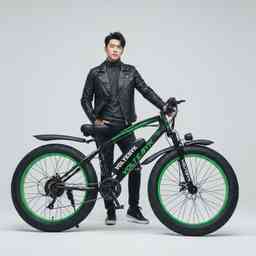Thumbnail 2 of Runner Pro Electric Fat Bike | Green - Electric from Voltebyk