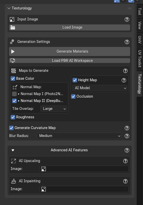 Panel Overview - Detailed UI Layout