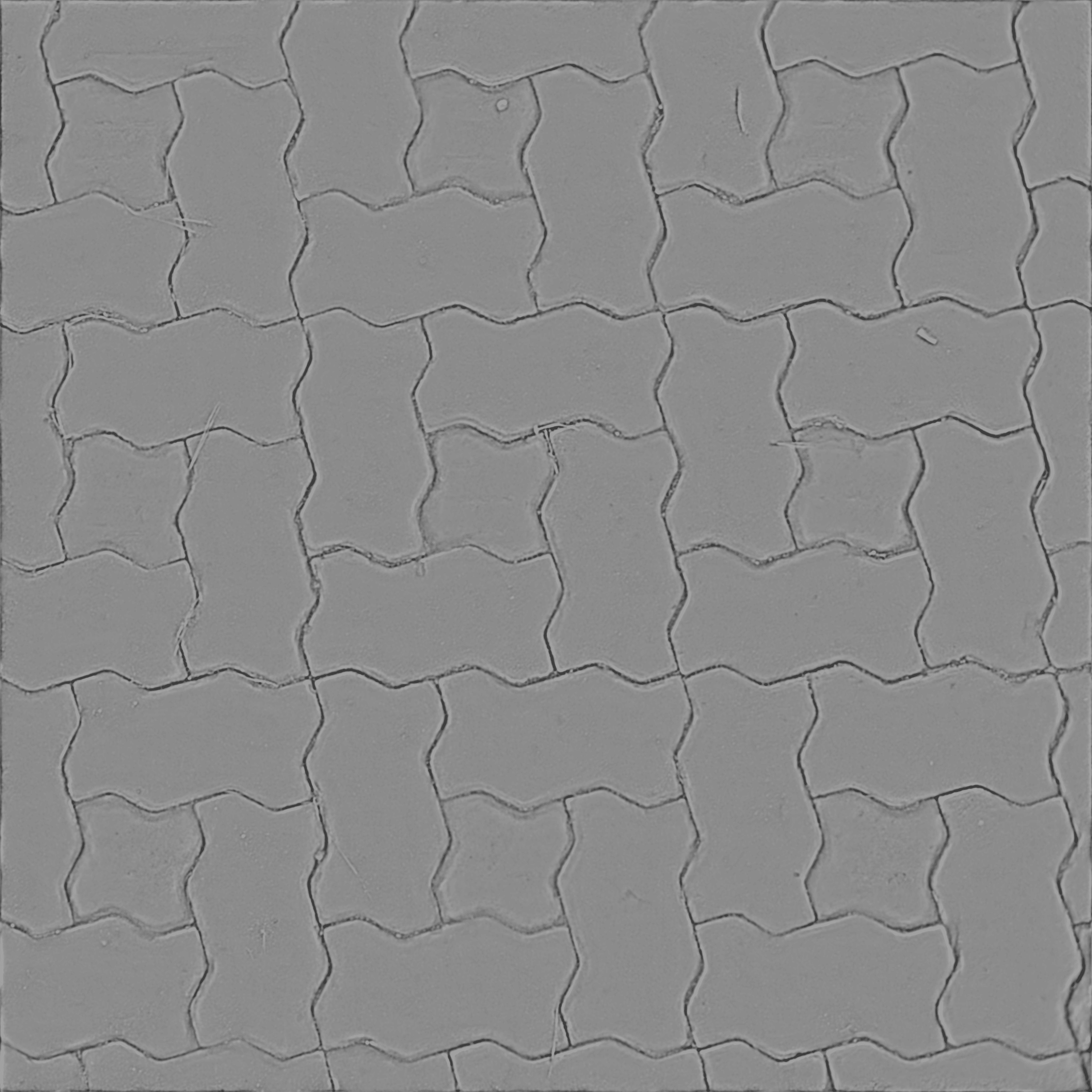 Curvature Map Example - Stone Floor Material
