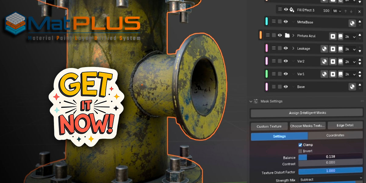 Texturology + Matplus: The Complete Material Creation Pipeline in Blender