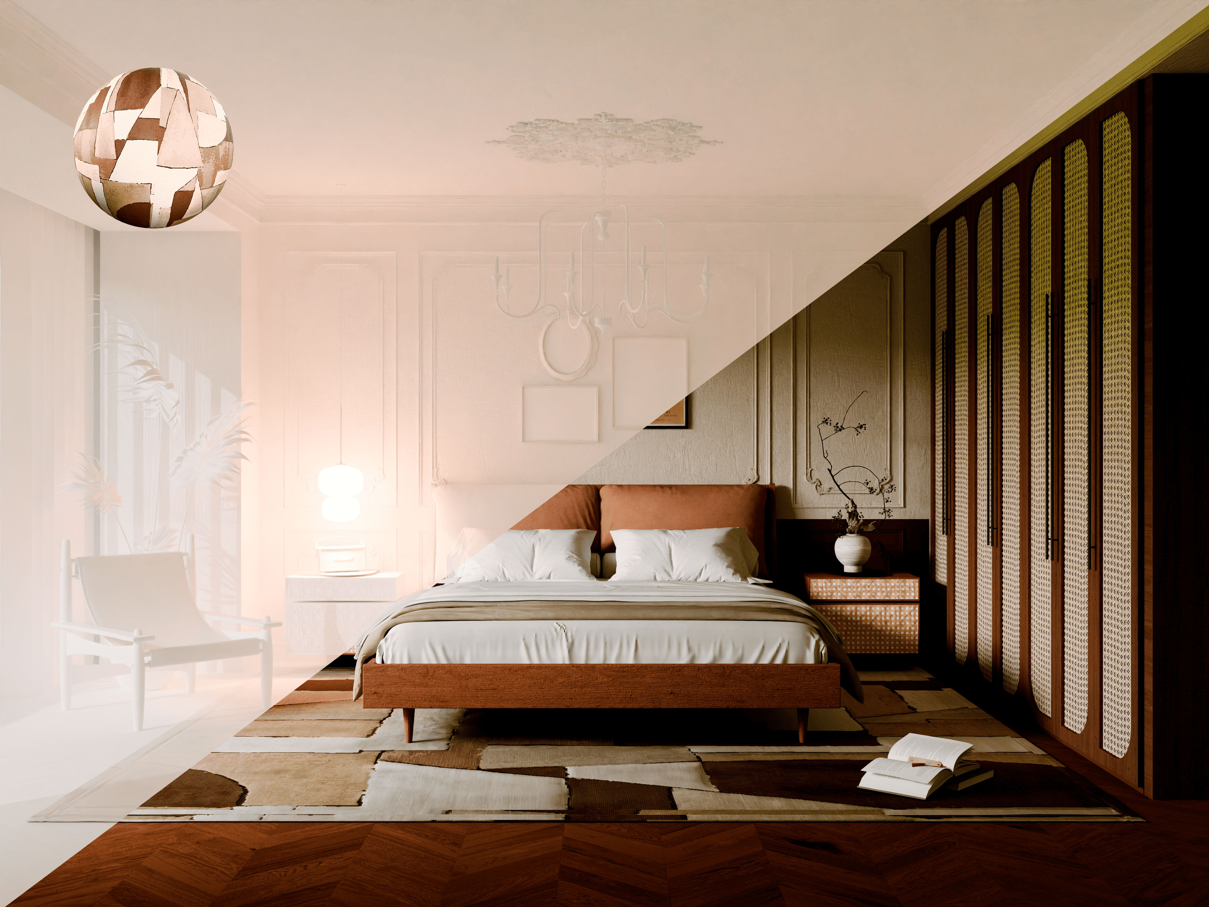 Room scene with Texturology materials